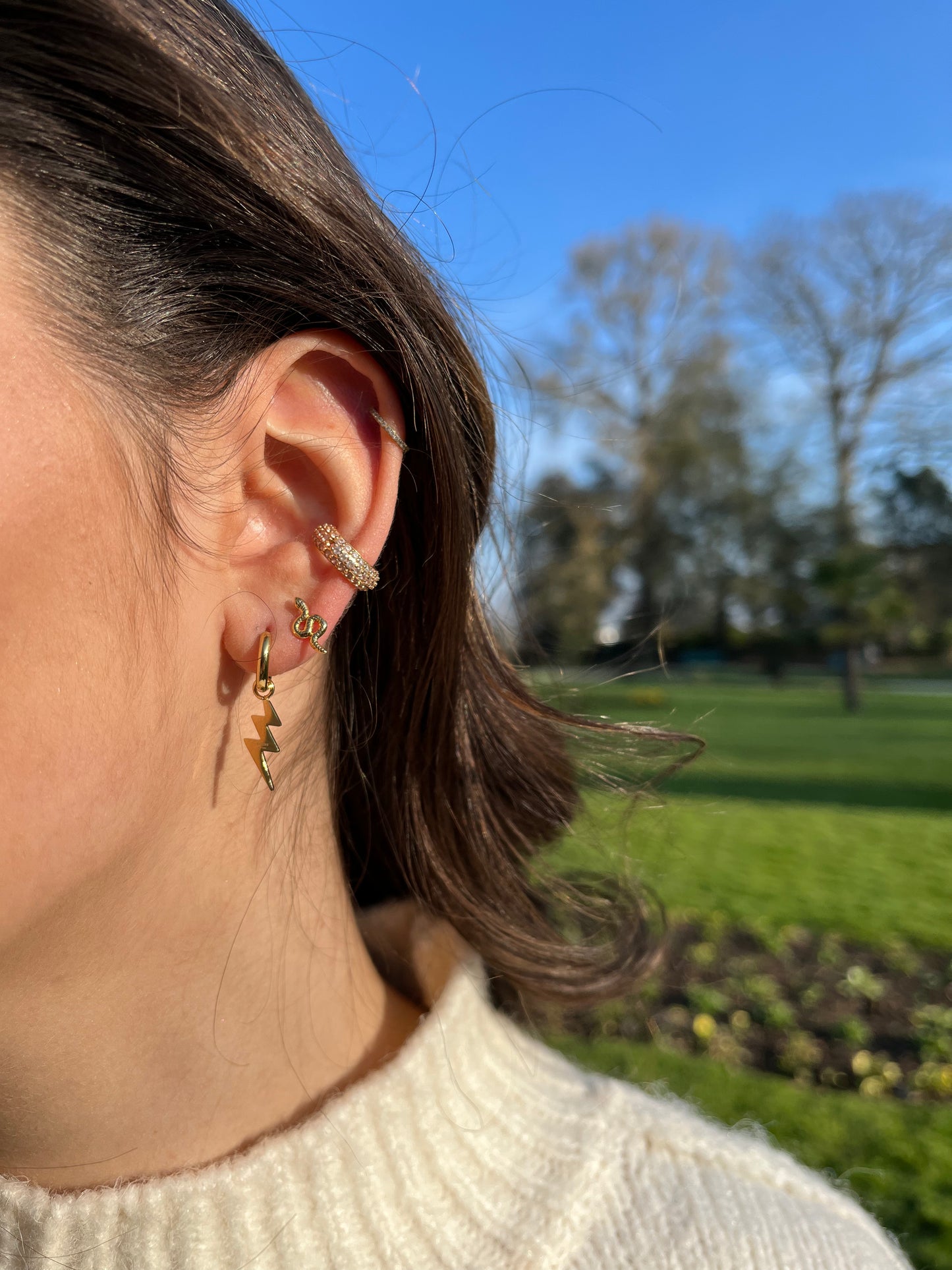 Boucles d'oreilles FLASH gold