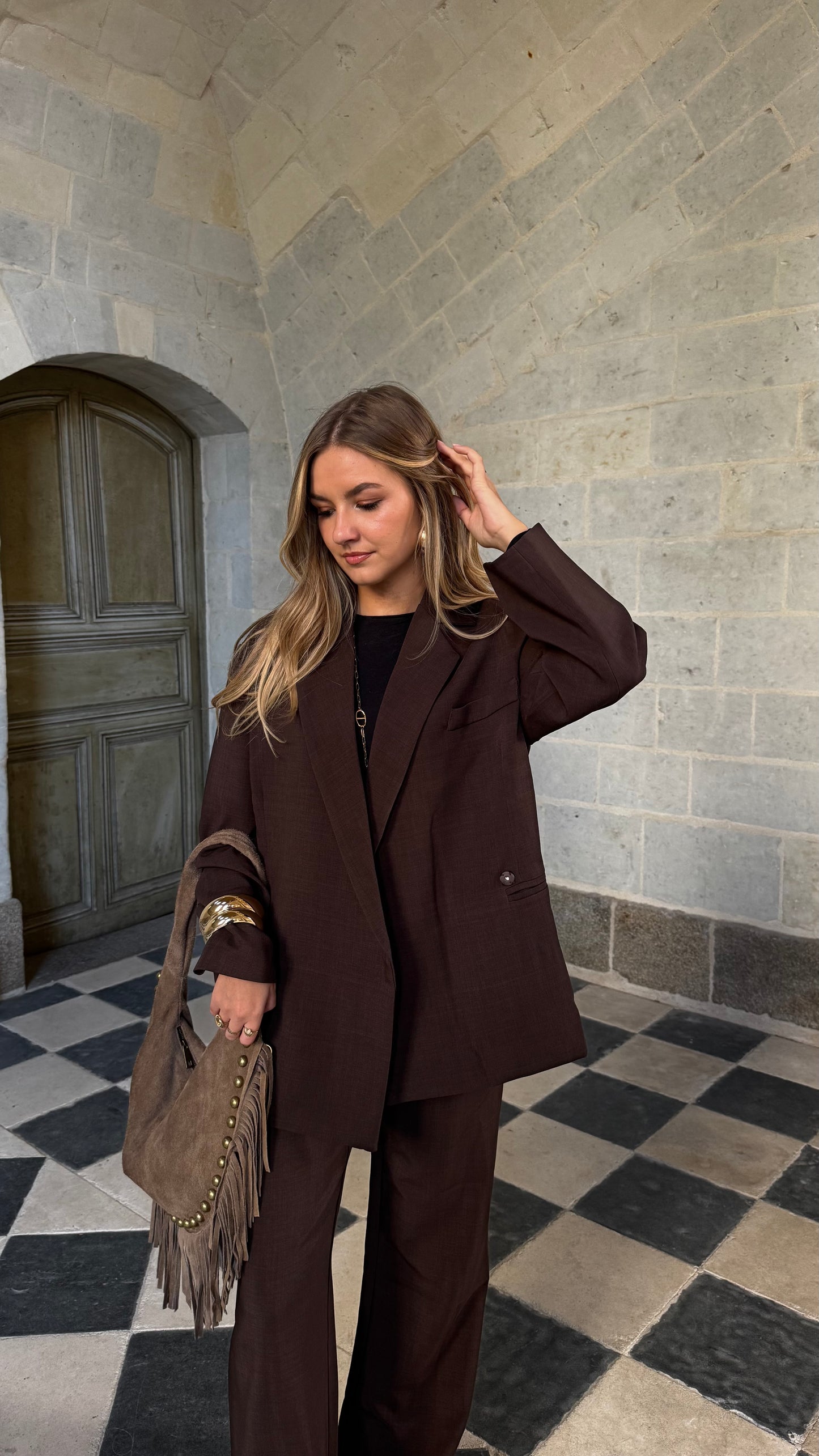 Blazer marron VELVET