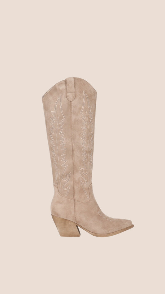 Santiags MONACO Taupe