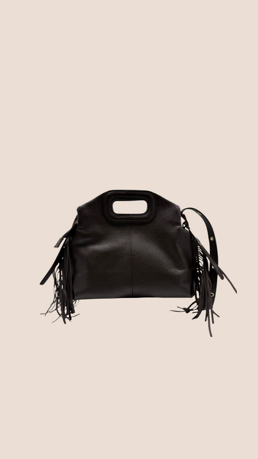 Sac NOOR cuir grainé Noir 🇮🇹