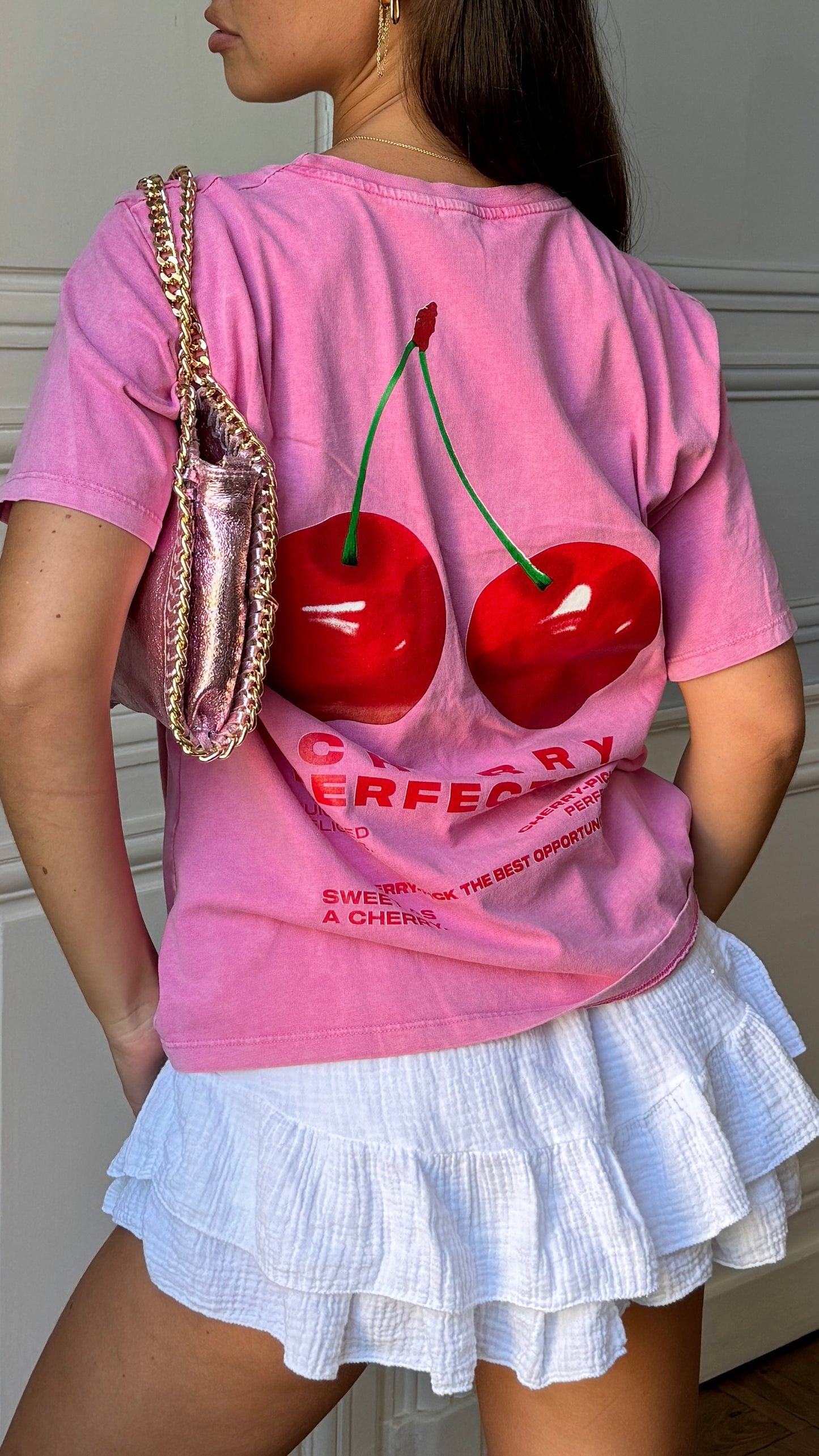 T-shirt CHERRY rose 🍒🇮🇹