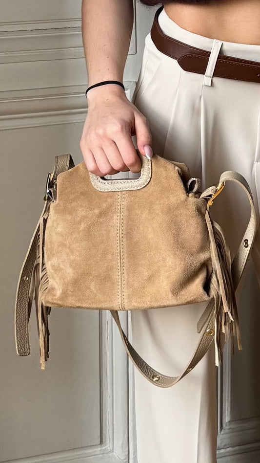 Sac NOOR daim beige 🇮🇹
