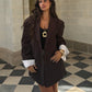 Blazer SELENA Marron