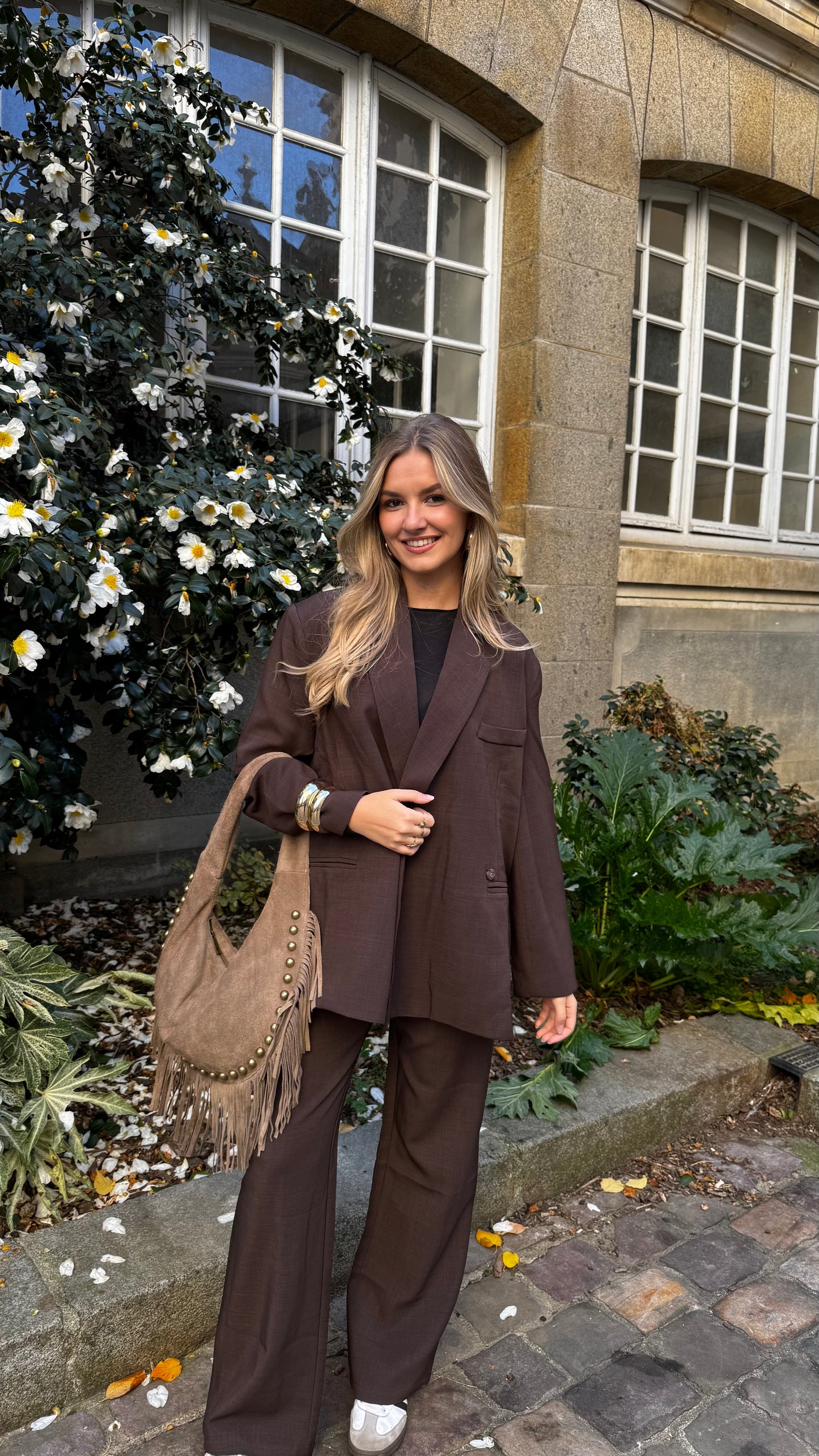 Pantalon marron VELVET