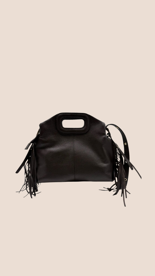 Sac NOOR cuir grainé Chocolat 🇮🇹