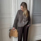 Cardigan AURORE taupe 🇮🇹