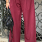 Pantalon tailleur BURGUNDY