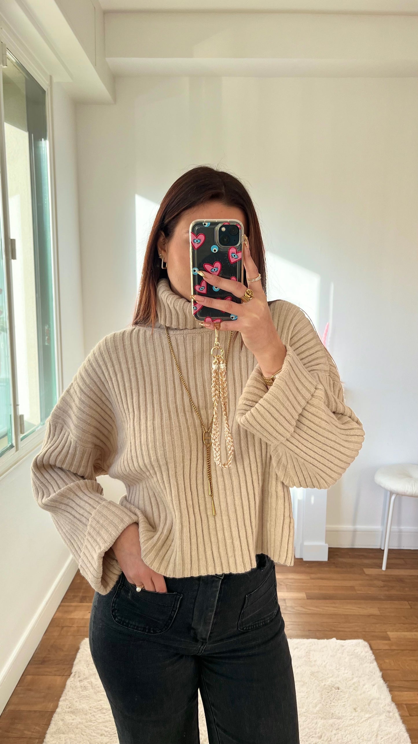 Pull ROXY beige