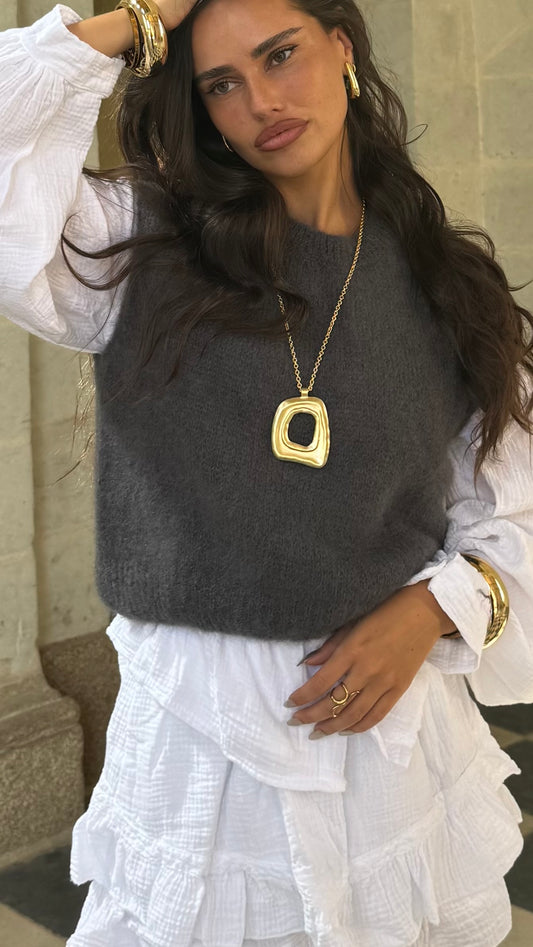 Pull ANGORA Gris
