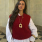 Pull ANGORA Rouge