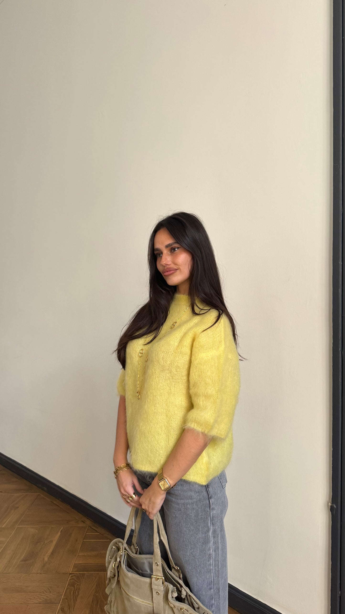 Pull DUSTY jaune 🇮🇹