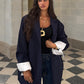 Blazer SELENA Bleu marine