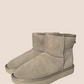 Boots cuir MAHONE taupe