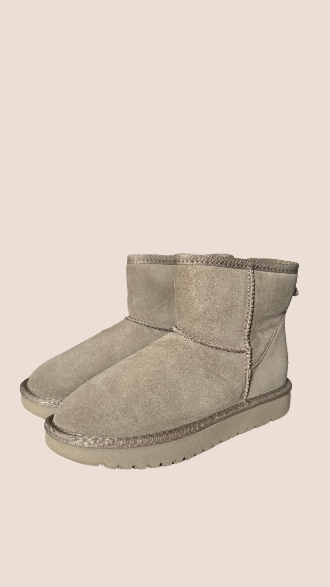 Boots cuir MAHONE taupe