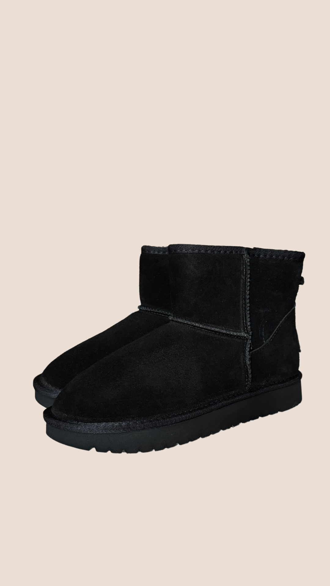 Boots cuir MAHONE noires