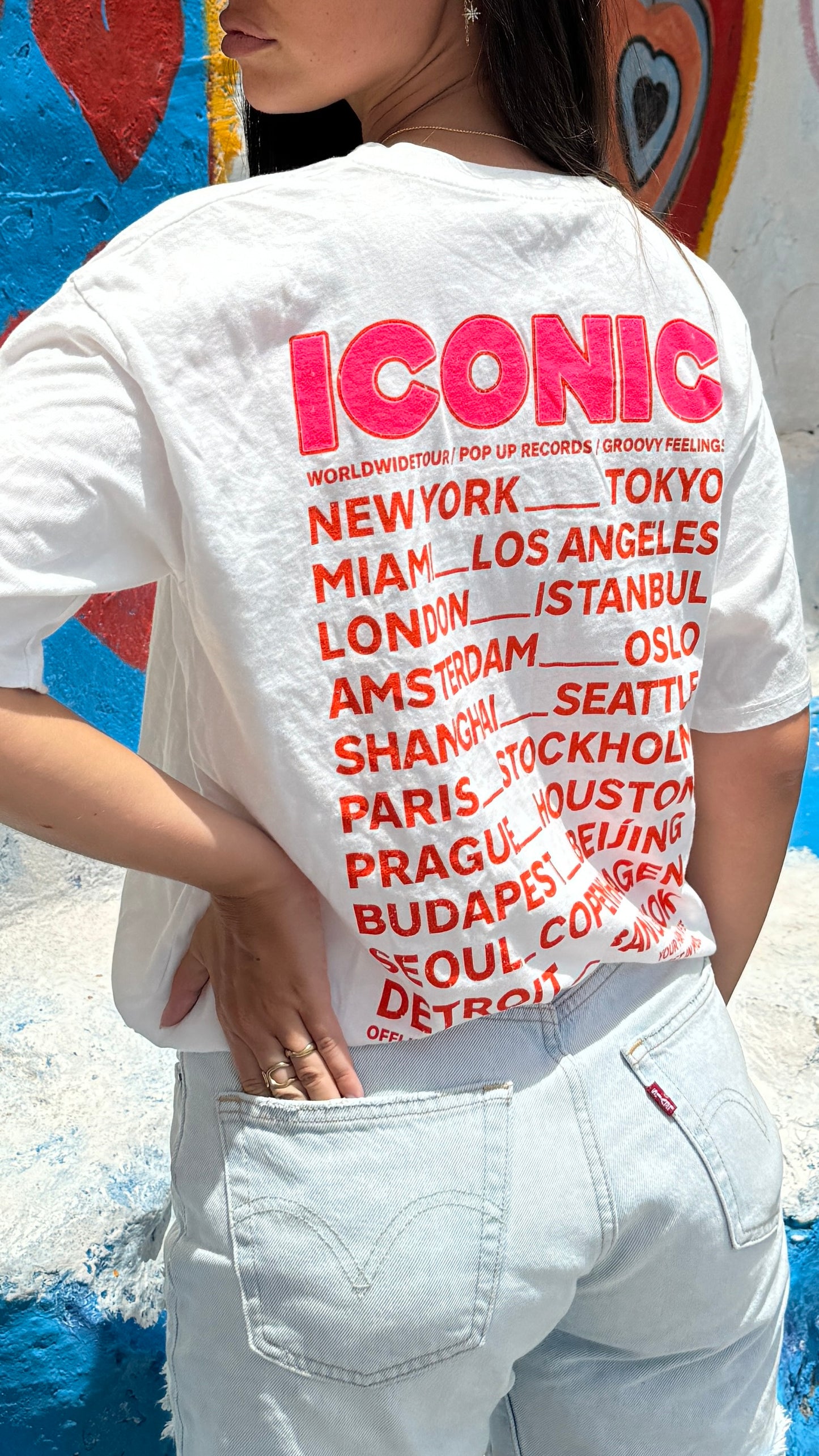 T-shirt ICONIC blanc 🇮🇹