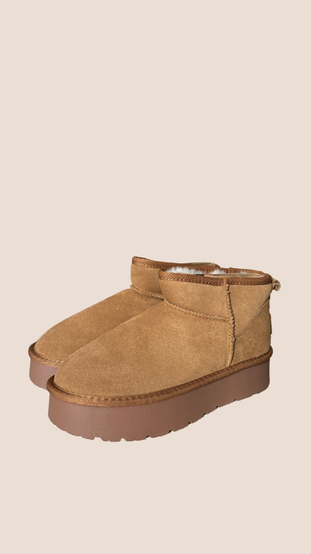 Boots cuir MAHONE camel