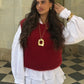 Pull ANGORA Rouge