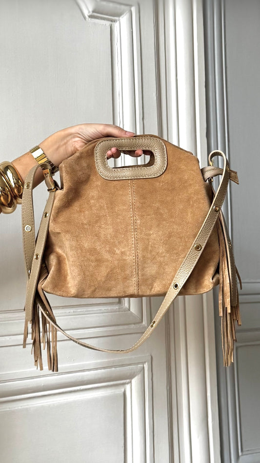 Sac NOOR small daim beige 🇮🇹