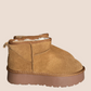 Boots cuir MAHONE camel