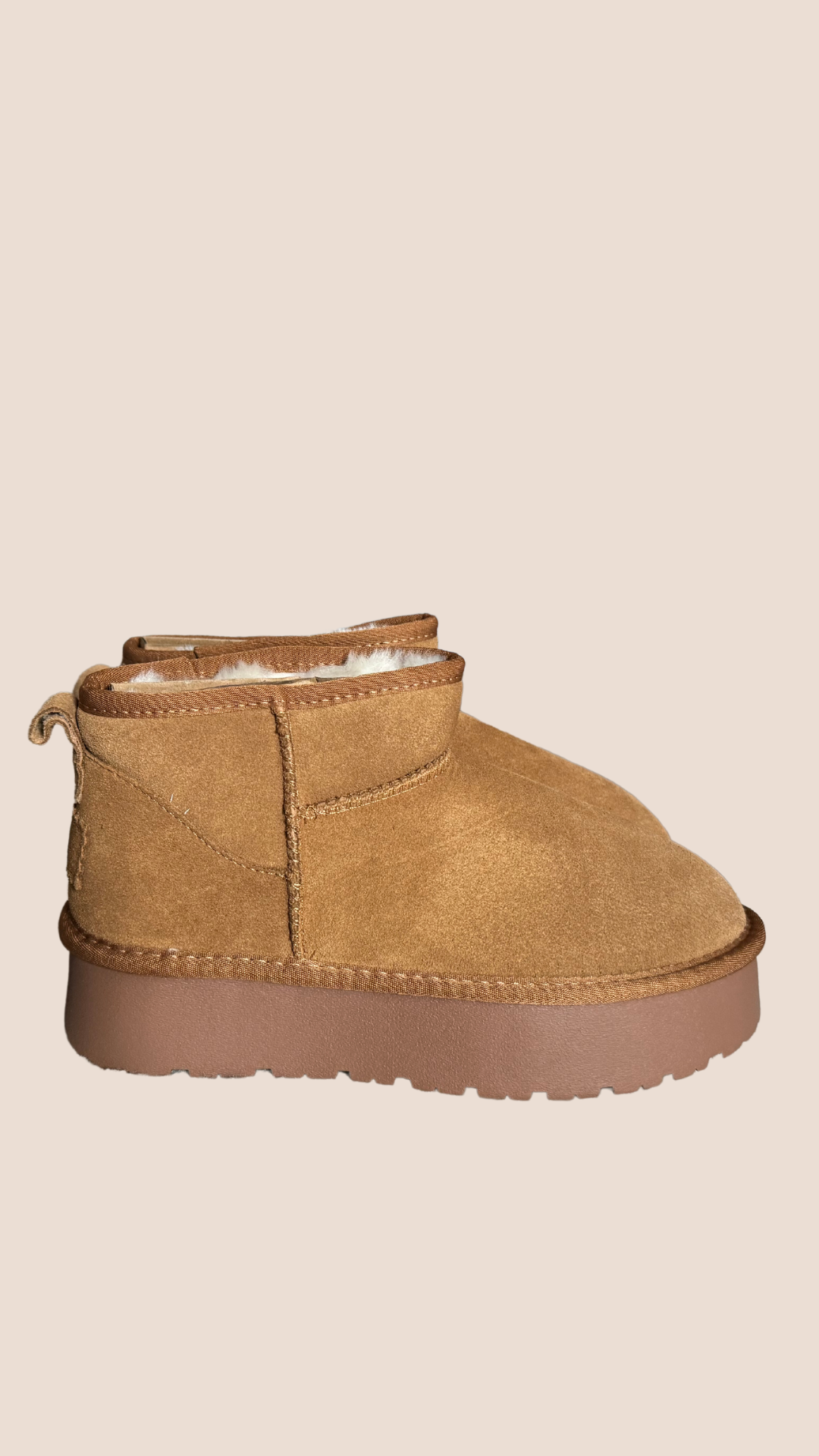 Boots cuir MAHONE camel