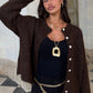 Cardigan DRAM Marron