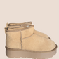 Boots cuir MAHONE beige