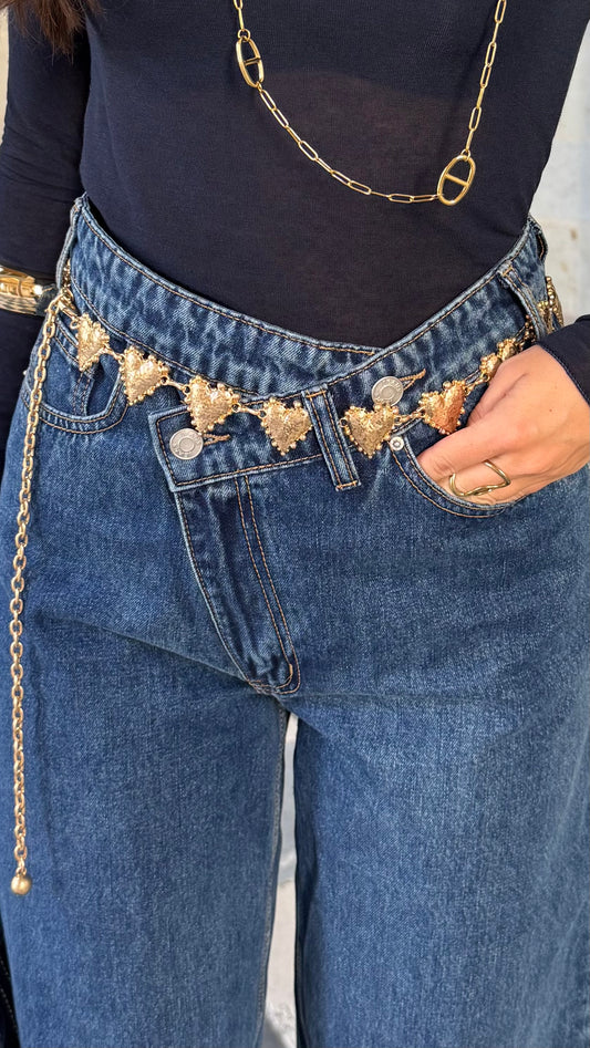 Ceinture COEUR Dorée