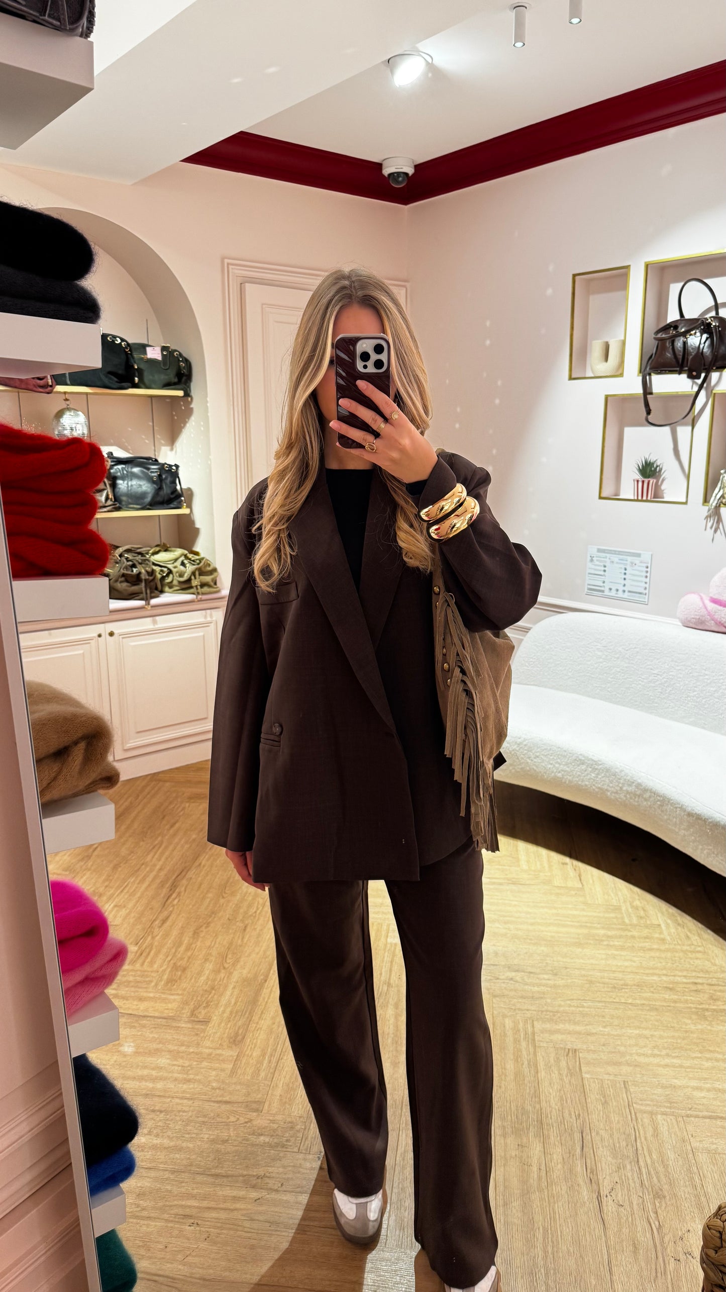 Pantalon marron VELVET