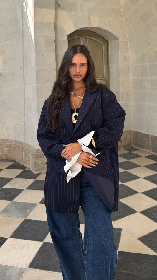 Blazer SELENA Bleu marine