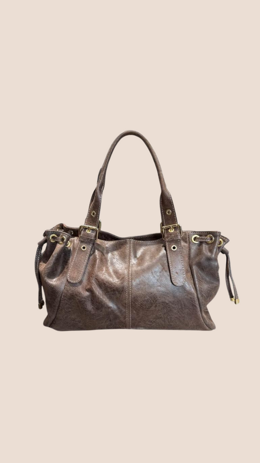 Sac GIGI XL Mat Taupe 🇮🇹