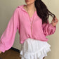 Chemise CREAMY Rose clair (Col V) 🇮🇹
