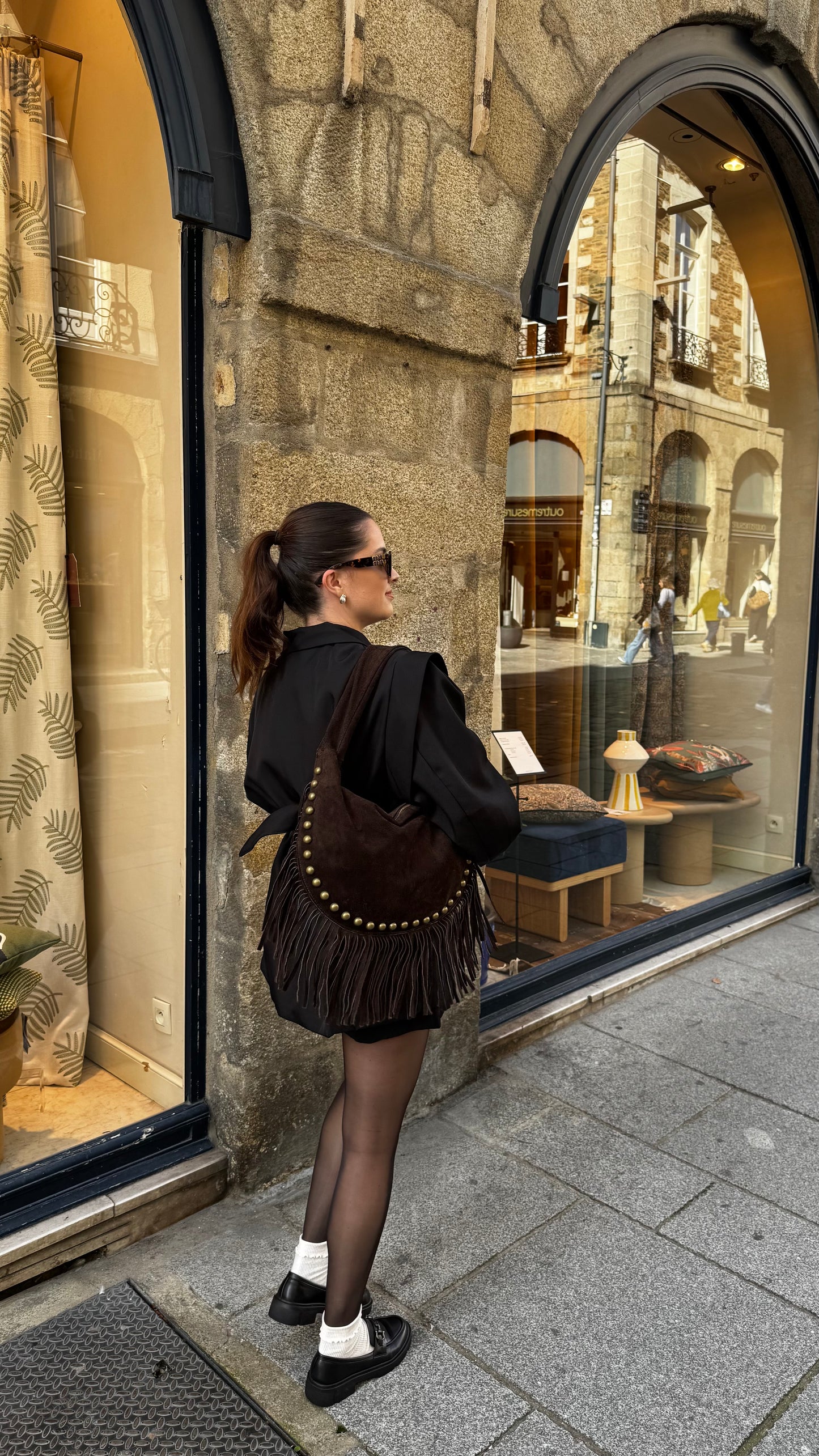 Sac WESTERN Marron 🇮🇹