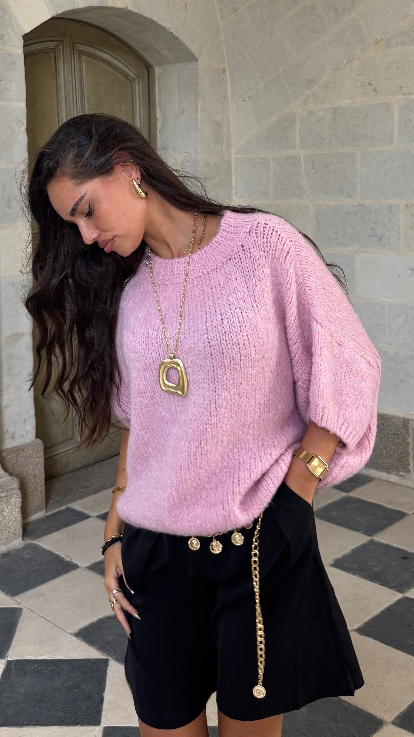 Pull SIREN Rose 🇮🇹