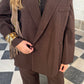 Blazer marron VELVET