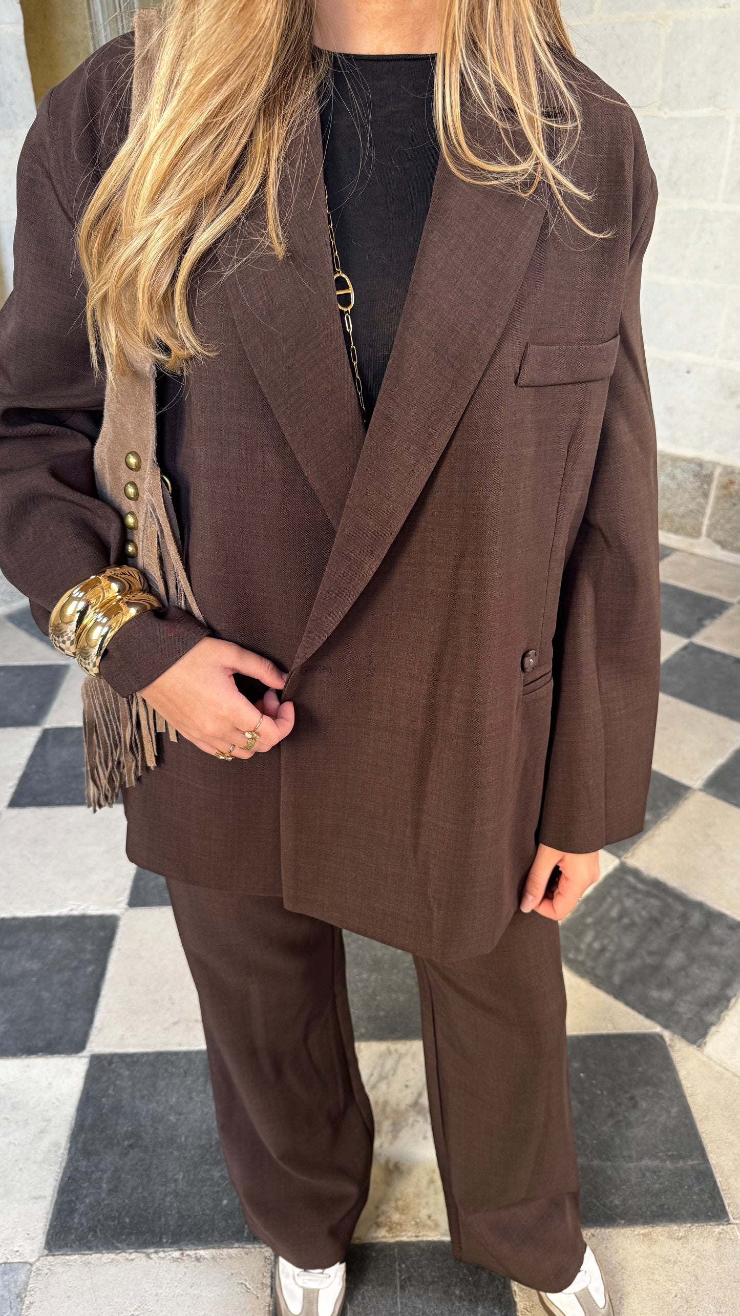 Blazer marron VELVET