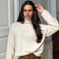 Pull col roulé NOCHA beige