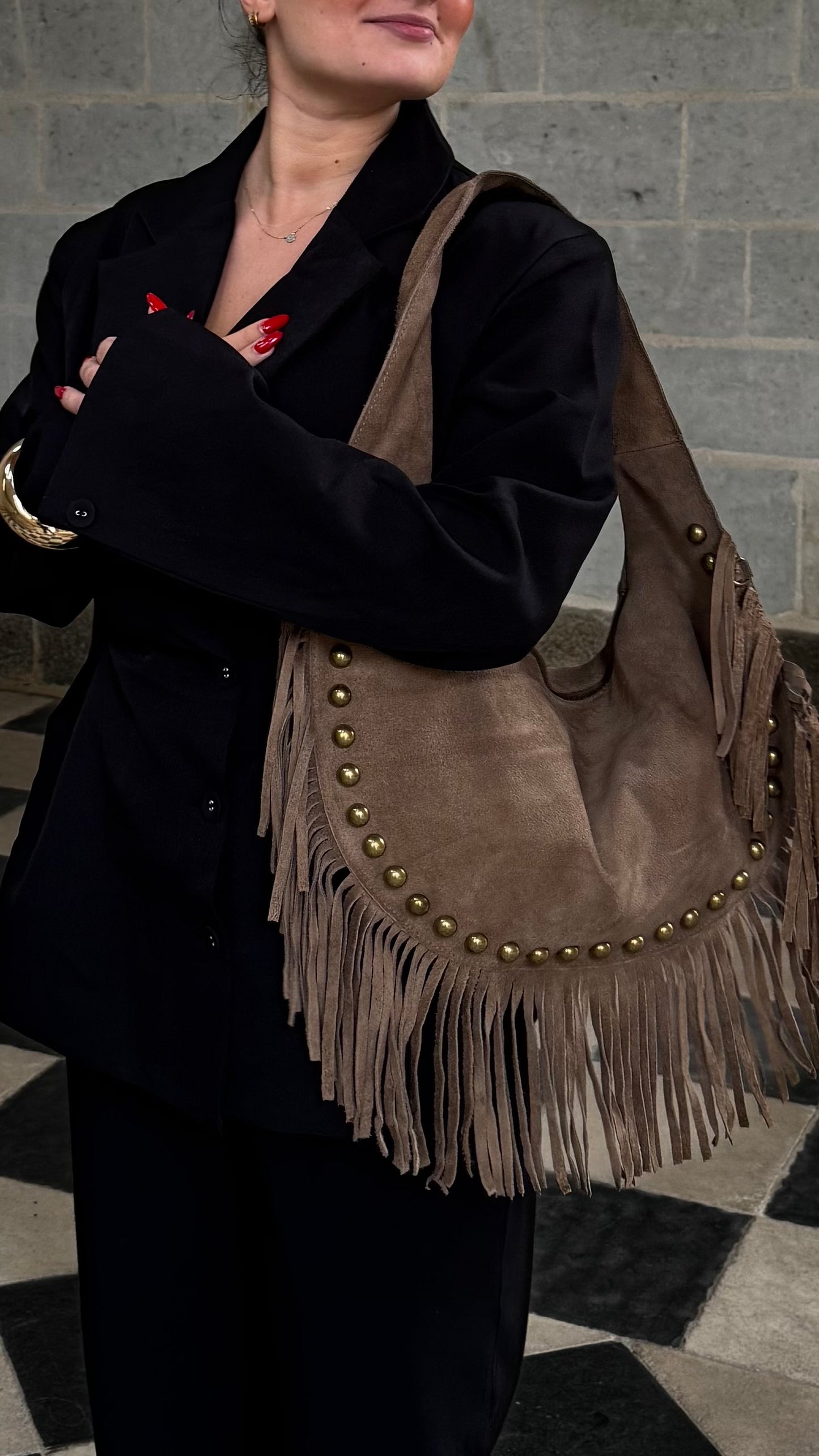 Sac WESTERN Taupe 🇮🇹