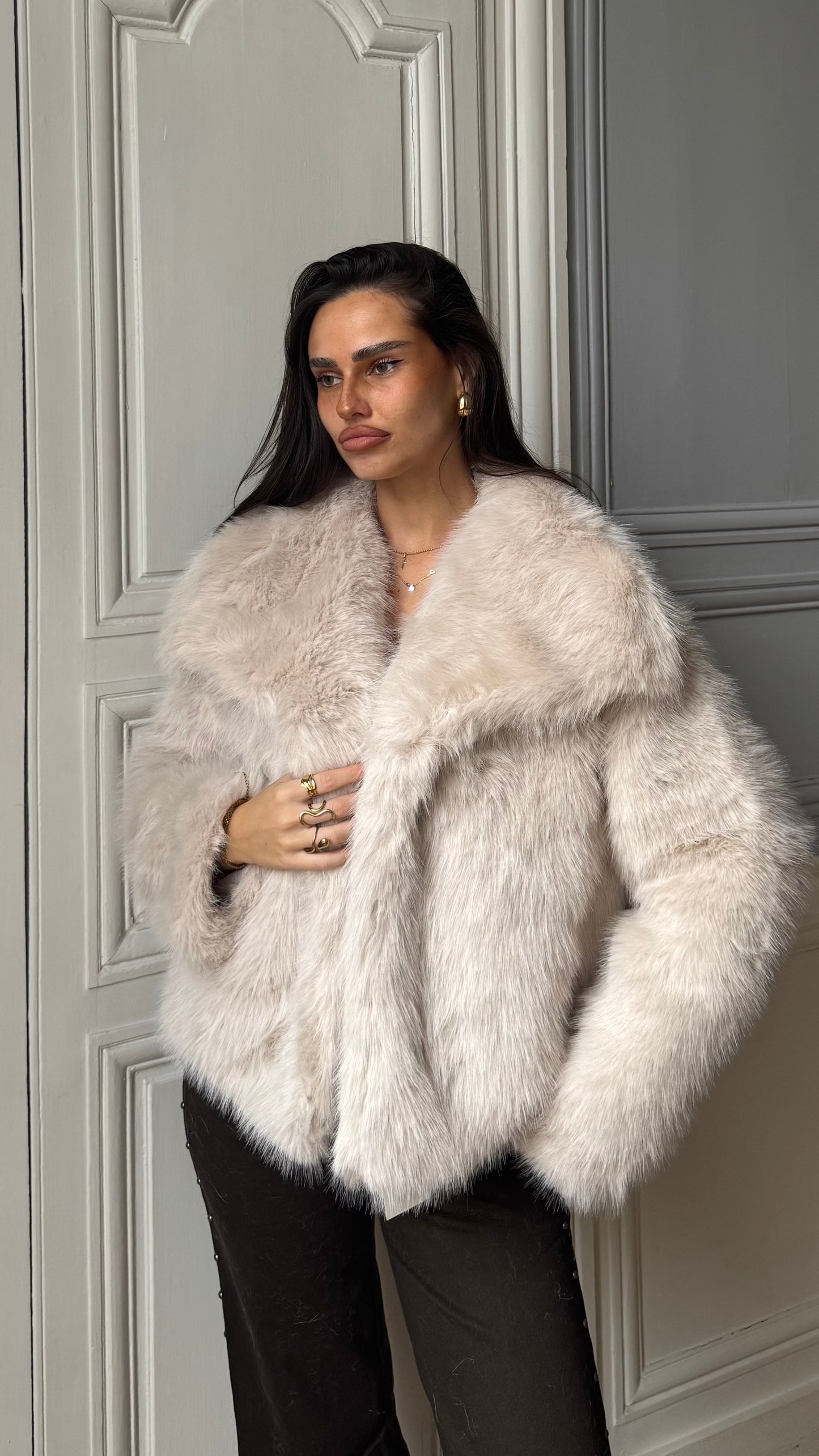 Fourrure KENDALL écru
