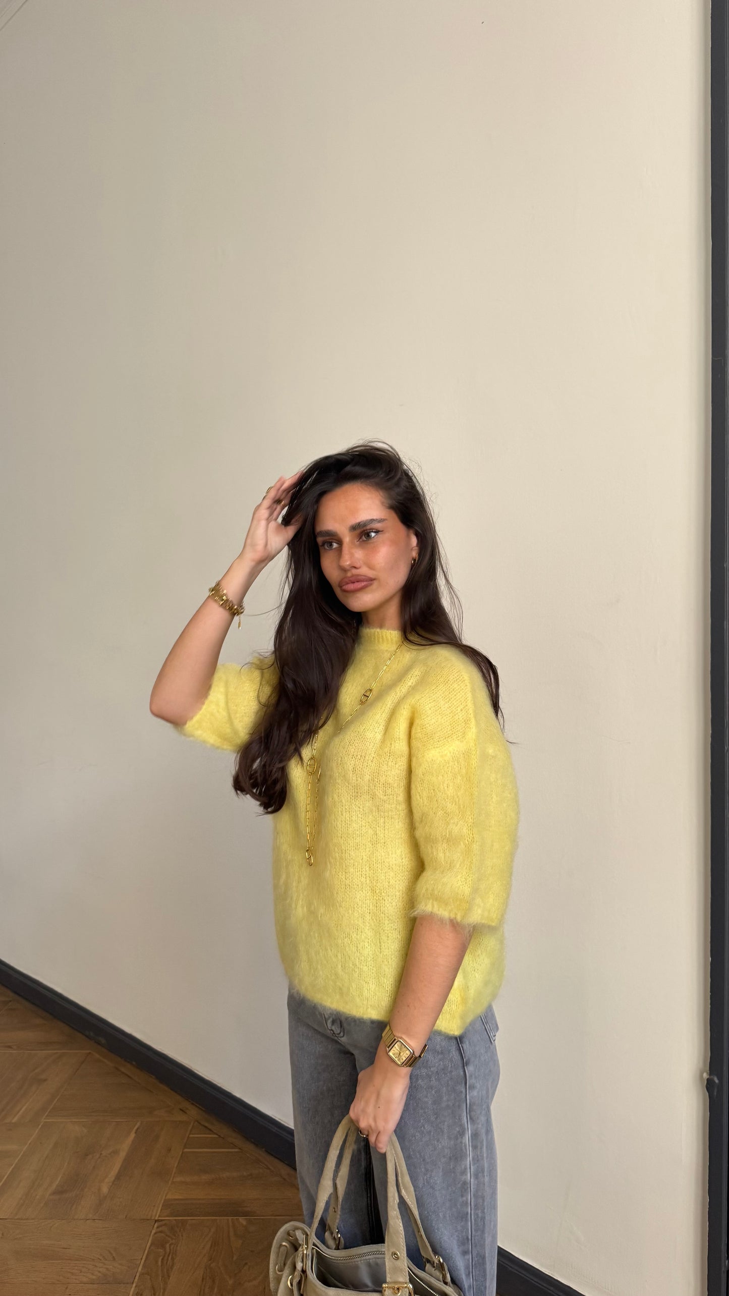 Pull DUSTY jaune 🇮🇹