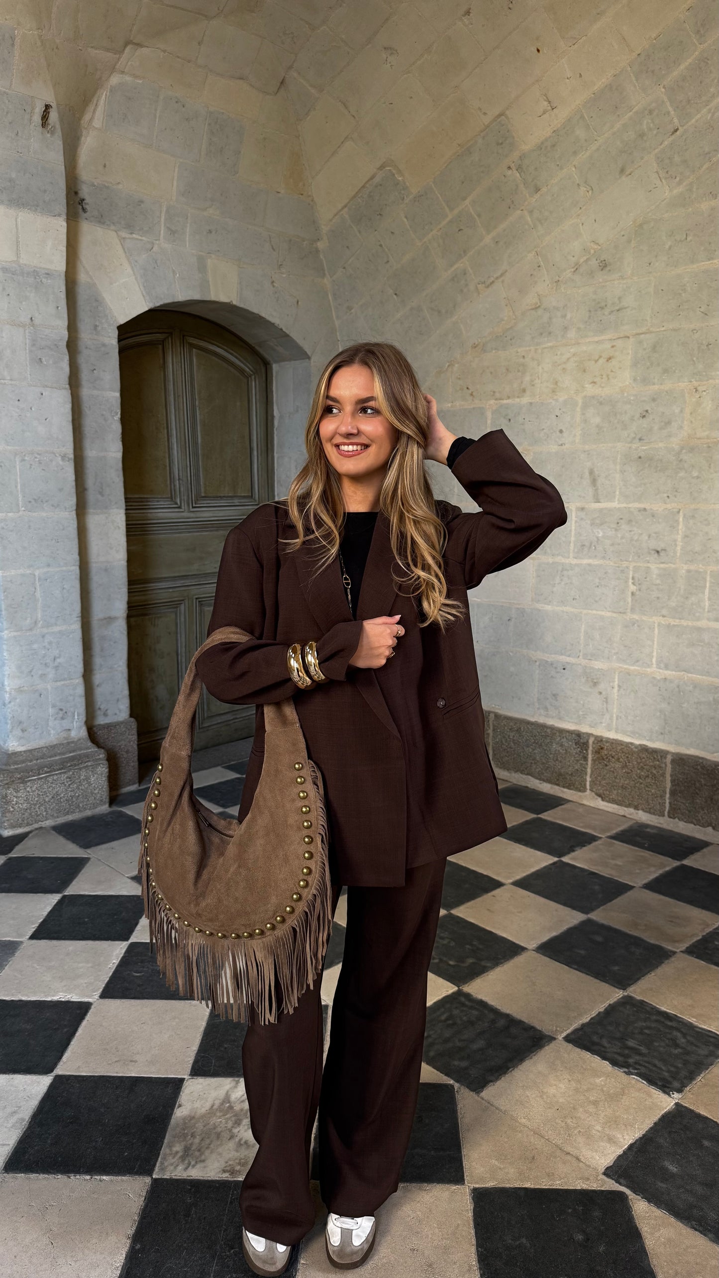 Blazer marron VELVET