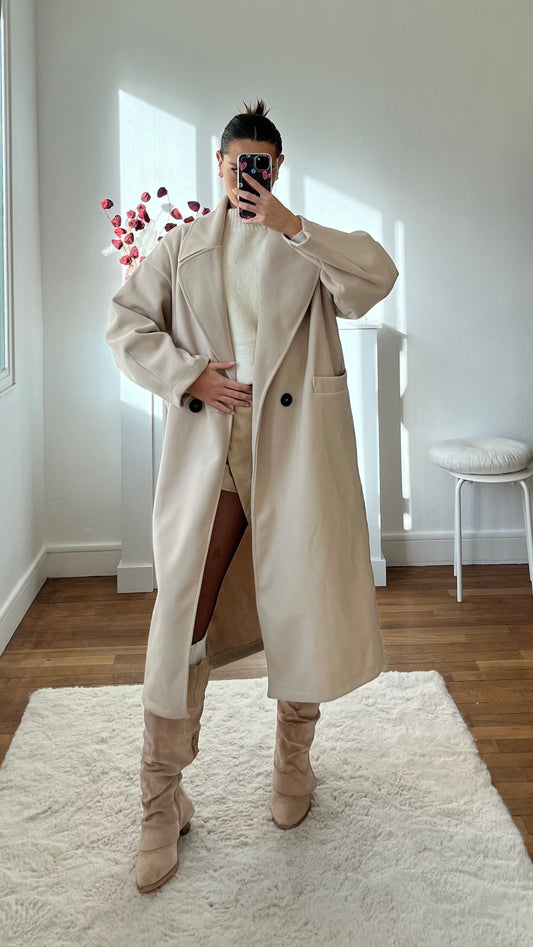 Manteau NORTH Beige 🇫🇷