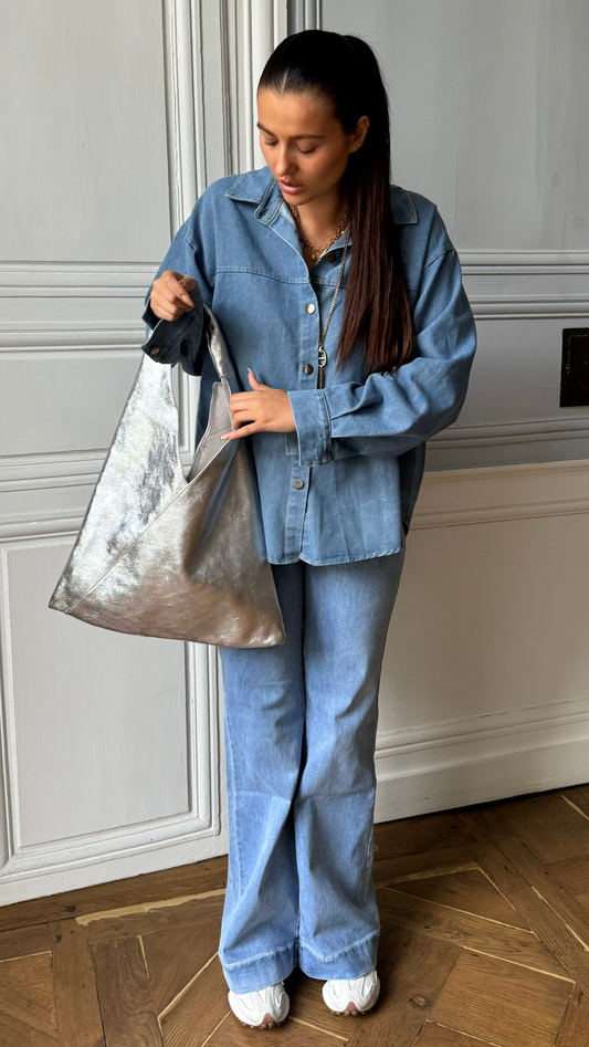 Jean GIRLFRIEND Bleu Clair