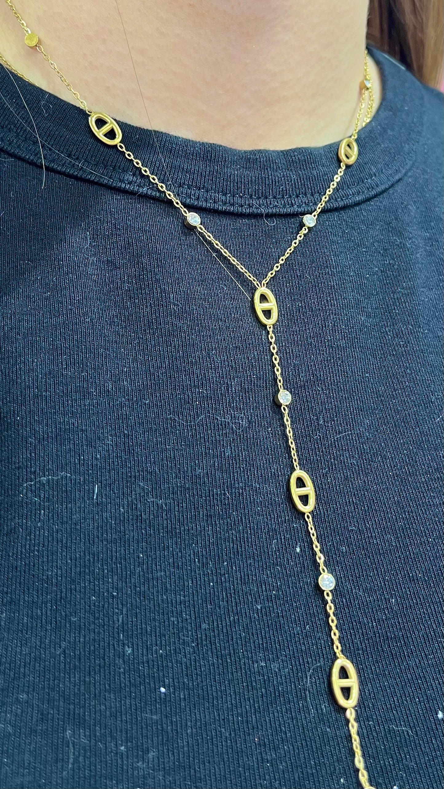 Collier doré MARINE