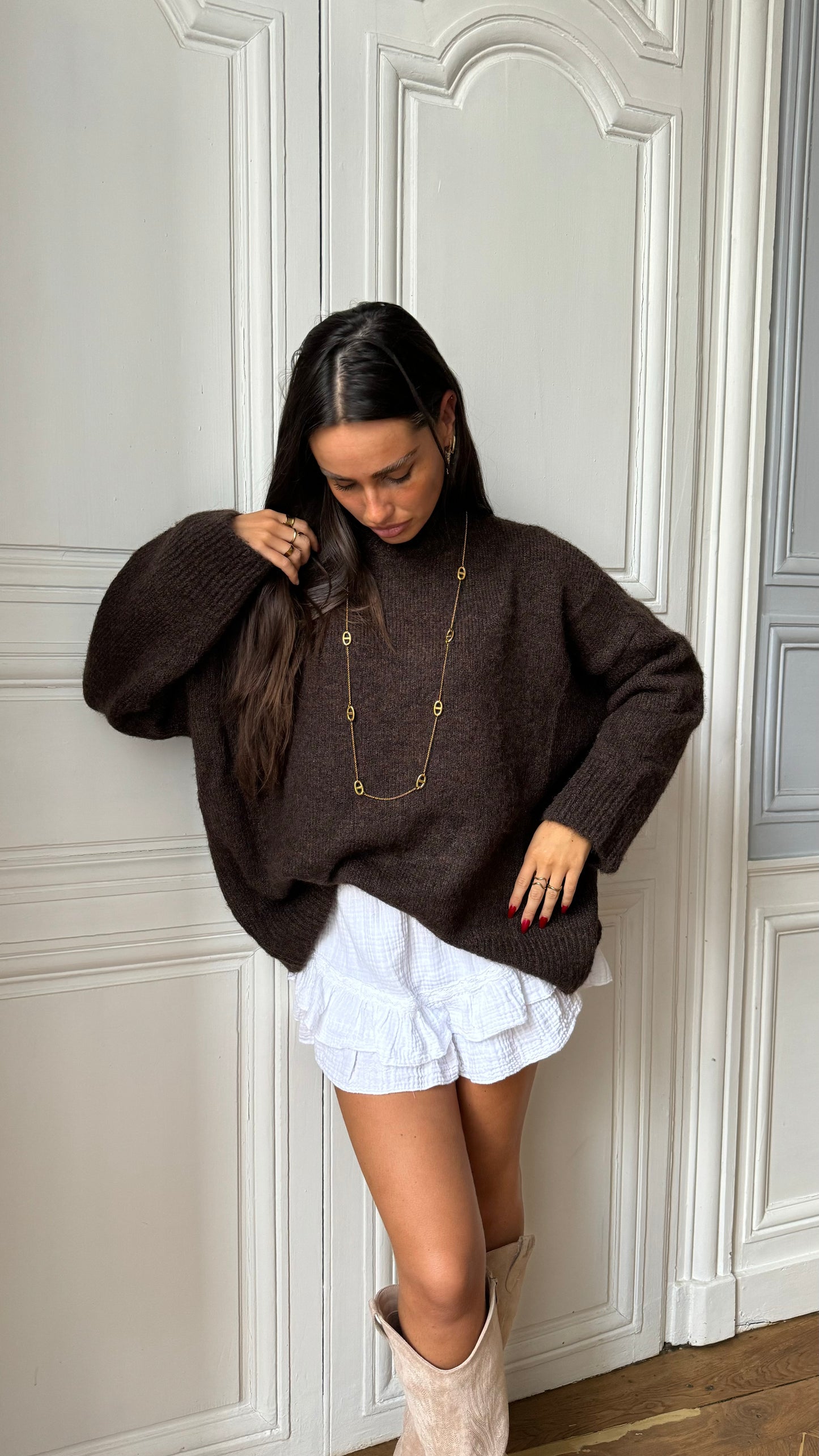 Pull CAKE marron