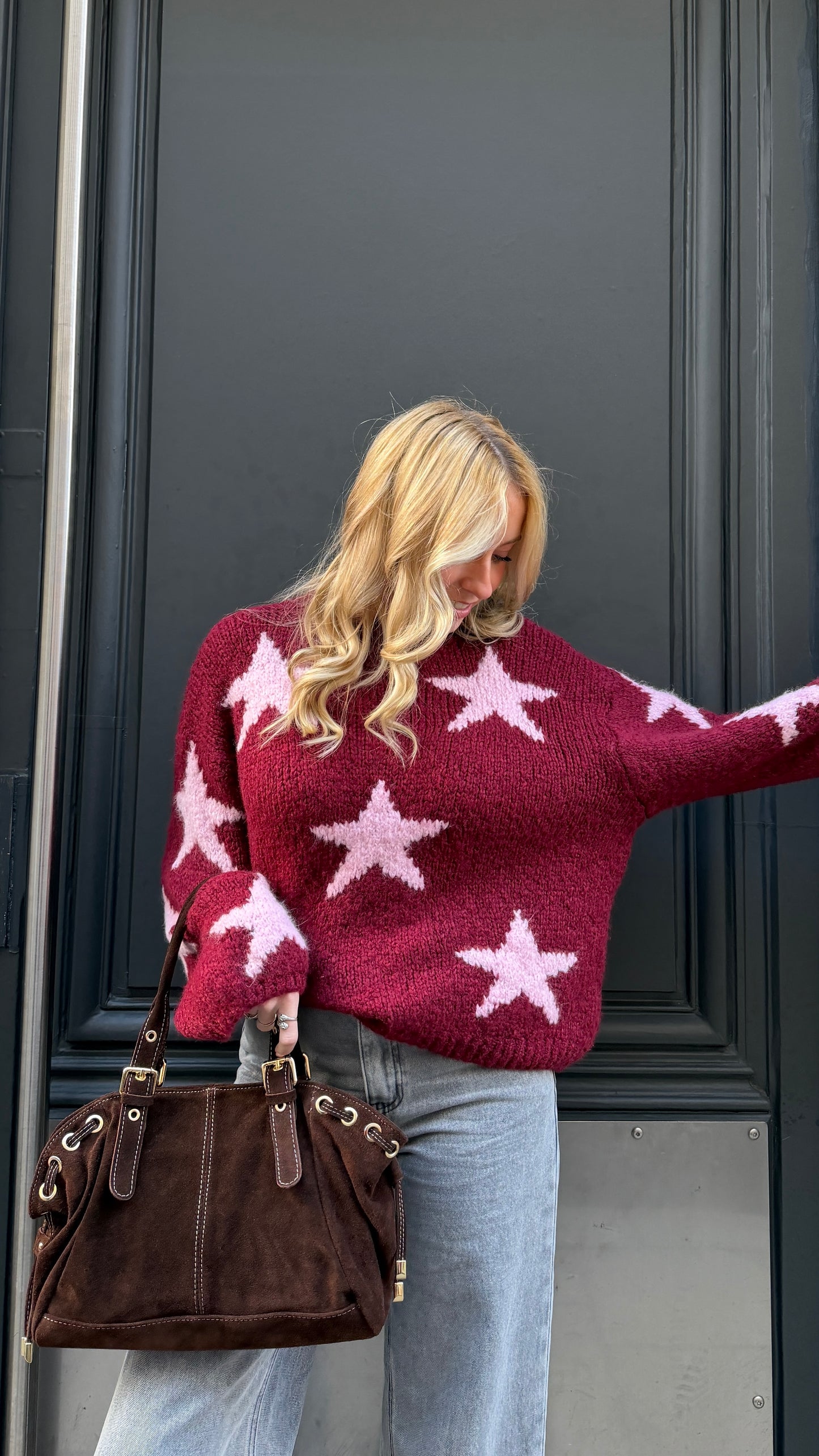 Pull bordeaux STELLA 🇮🇹