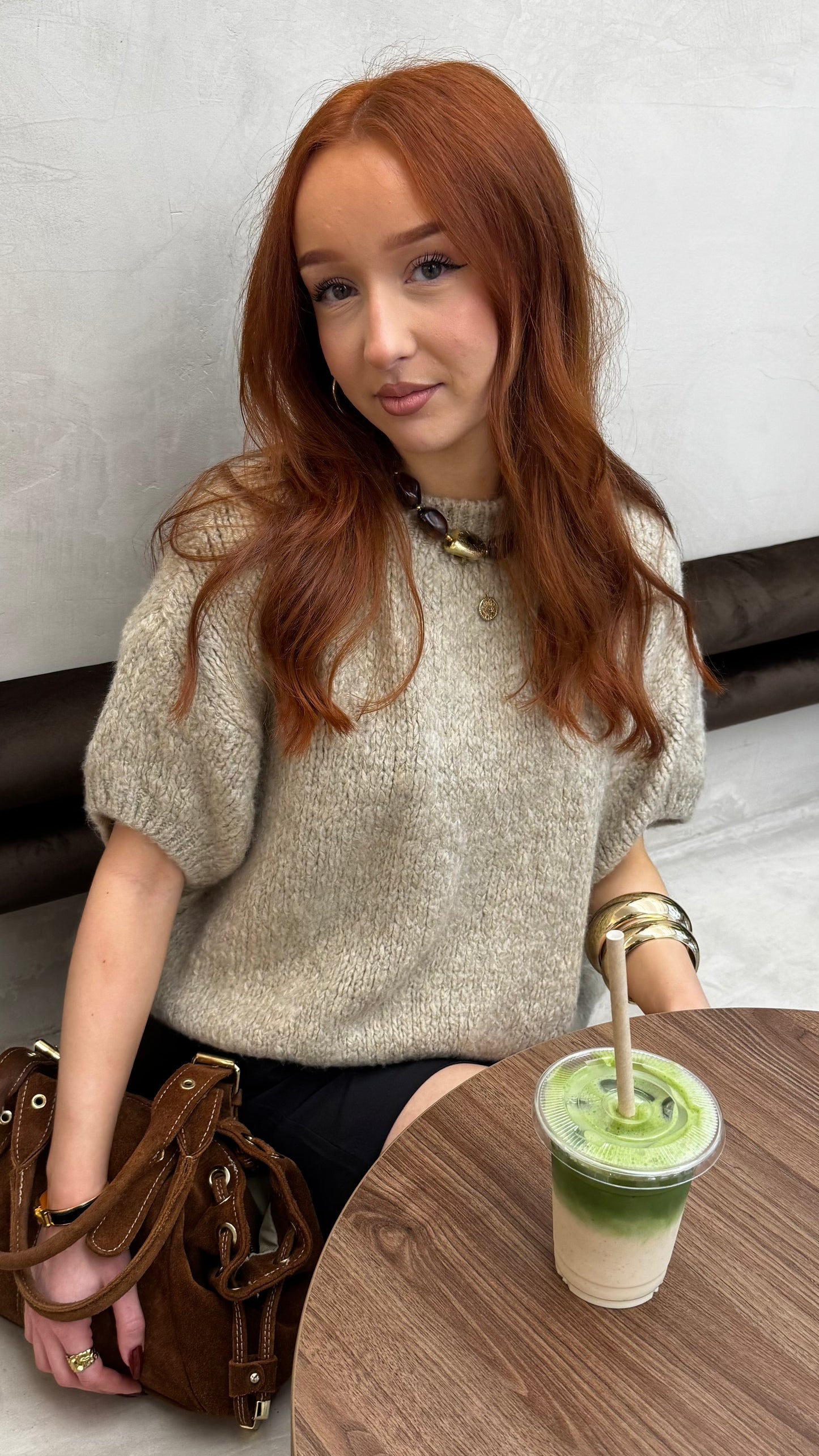 Pull SIREN taupe  🇮🇹