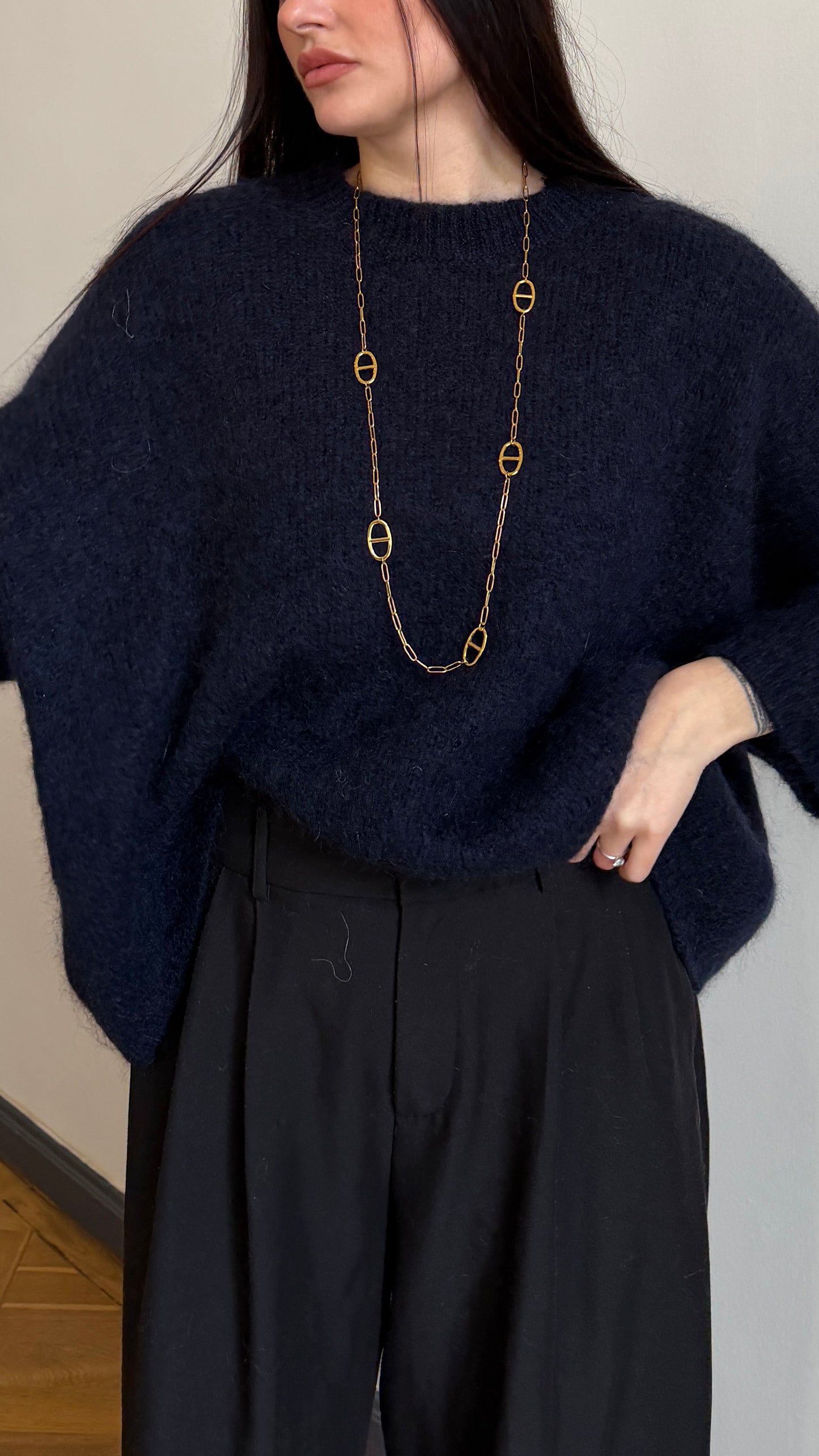 Pull bleu marine AMAIS 🇮🇹