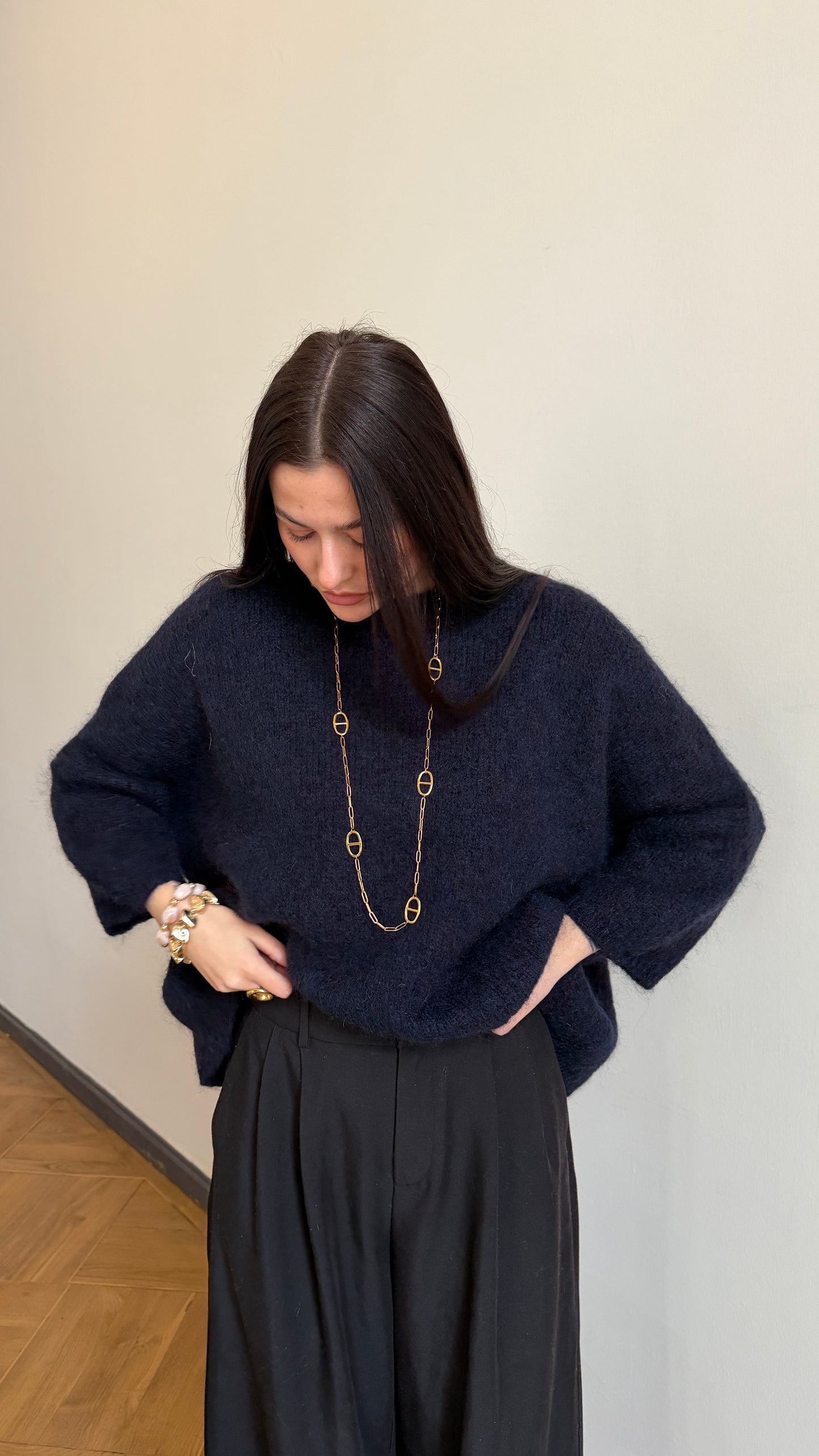 Pull bleu marine AMAIS 🇮🇹