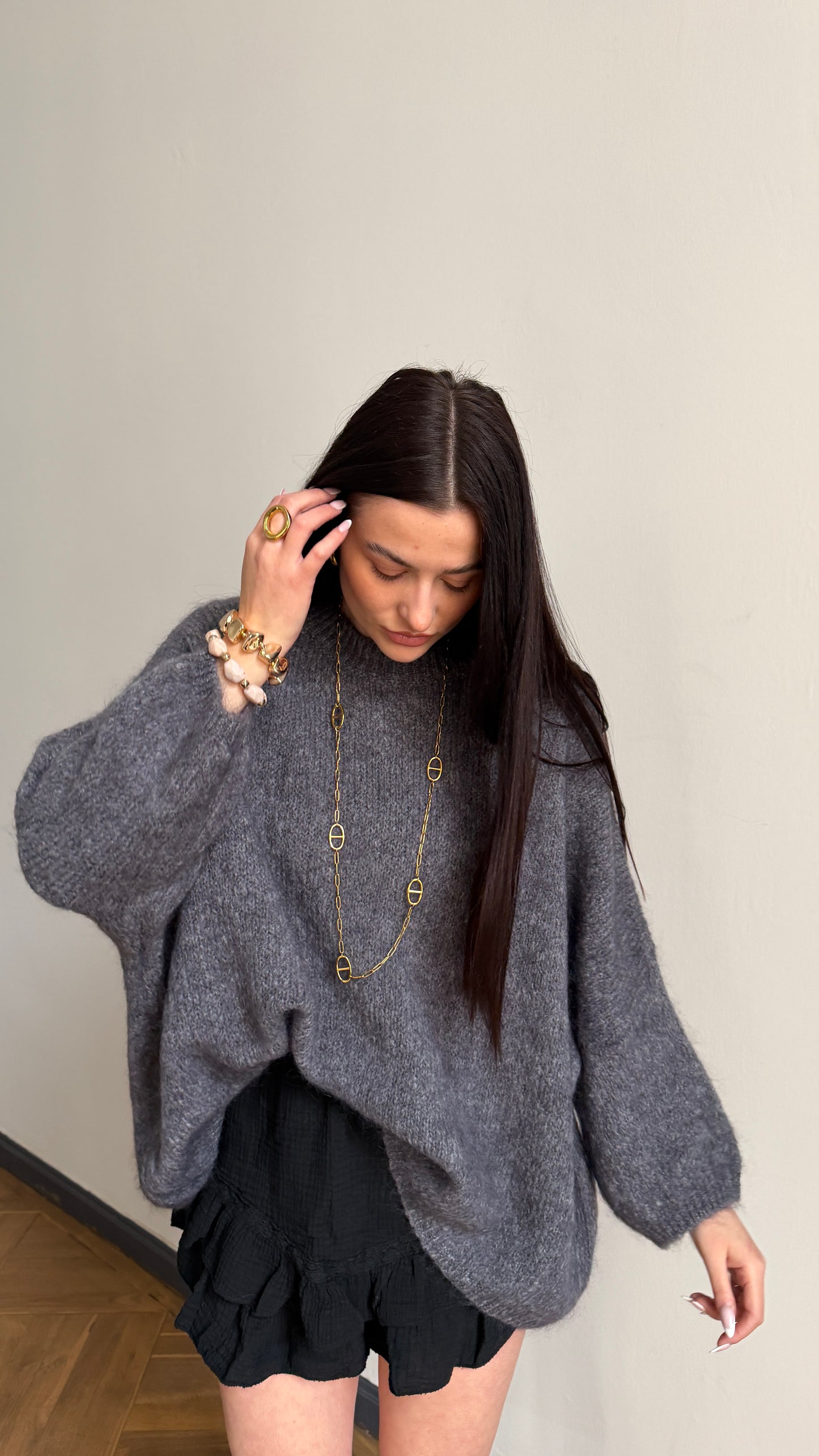 Pull gris AMAIS 🇮🇹